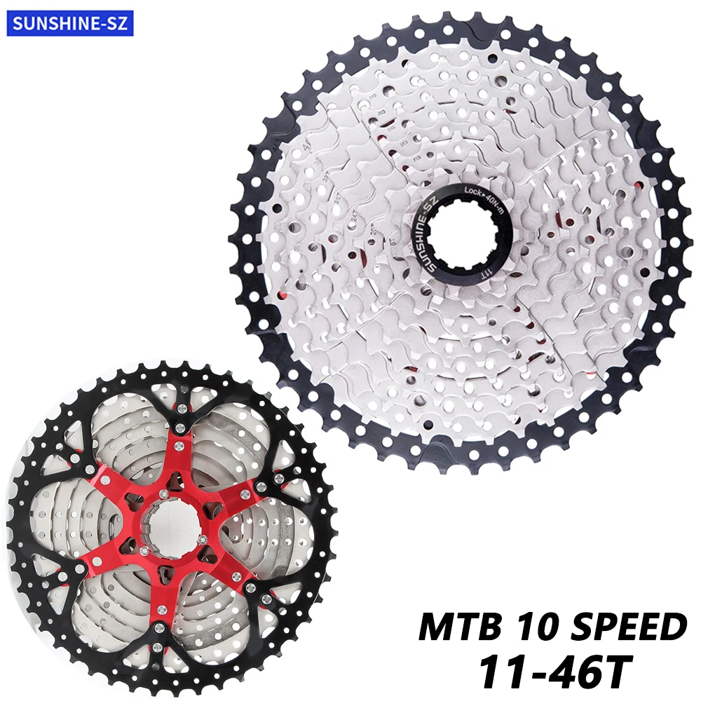 Кассета для горного велосипеда SUNSHINE MTB 10 скоростей 11-46T 10 в K7 звездочки Запчасти для горного велосипеда DEORE M590 M6000 M610 SLX XT M780 X5 X7 X9
Кассета для горного велосипеда SUNSHINE MTB 10 скоростей 11-46T 10 в K7 звездочки Запчасти для горного велосипеда DEORE M590 M6000 M610 SLX XT M780 X5 X7 X9