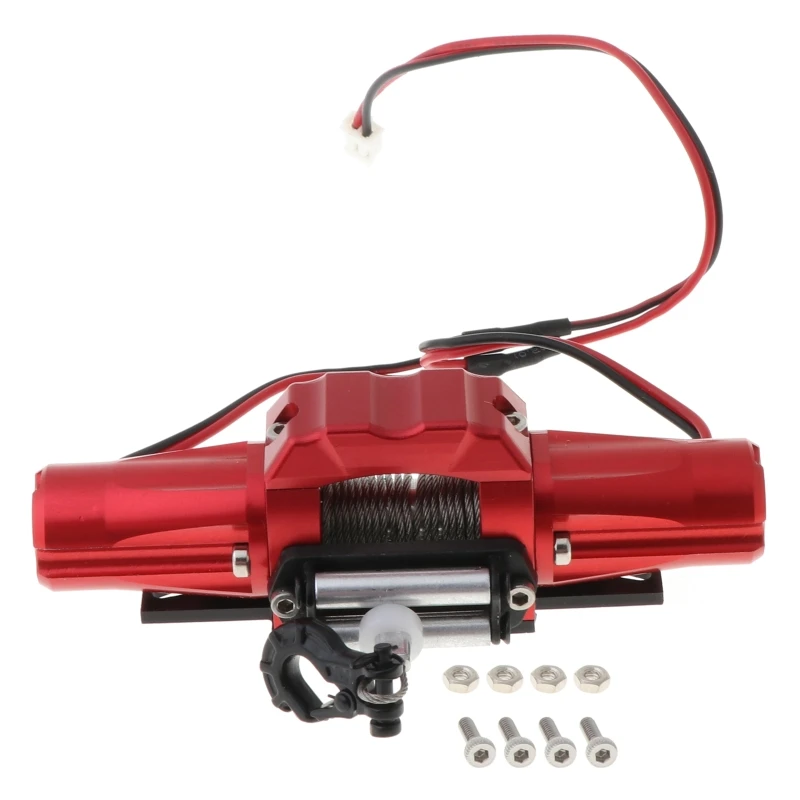 Aluminum Alloy Double Motor Winch for Axial SCX10 TRX4 D90 90046 1/10 RC Rock Crawler Car DIY Modified Upgrade Accessories
Aluminum Alloy Double Motor Winch for Axial SCX10 TRX4 D90 90046 1/10 RC Rock Crawler Car DIY Modified Upgrade Accessories