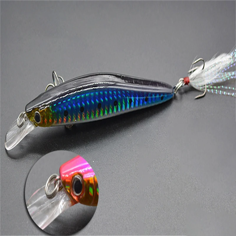 12CM 14G Swimbaits Bass Big Fish Minnow Fishing Lure Sinking Floating Wobblers Lure Fishing Tackle Long Throw Feather Hooks
12CM 14G Swimbaits Bass Big Fish Minnow Fishing Lure Sinking Floating Wobblers Lure Fishing Tackle Long Throw Feather Hooks