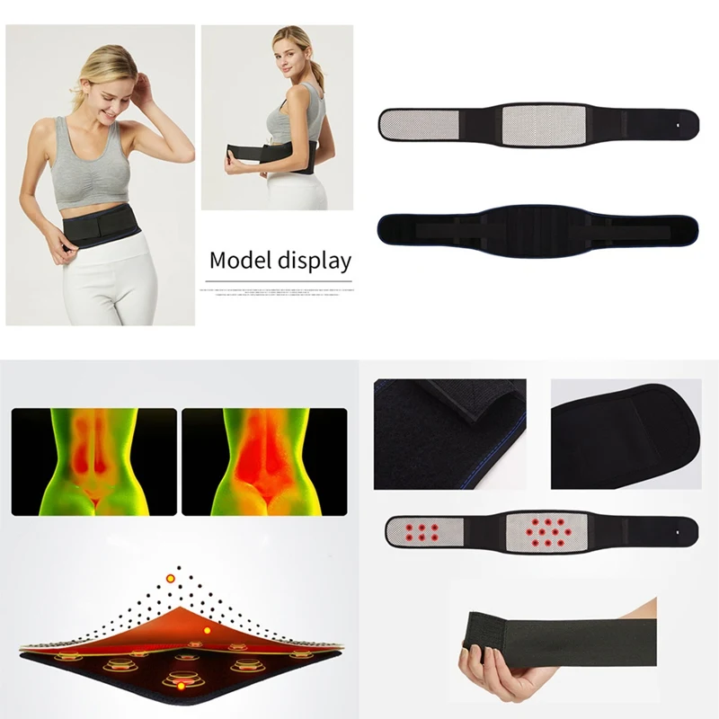 Magnetic Back Support Brace Belt Waist Strap Posture Corrector Therapy Self Heating Waist Brace Belt Protector Tourmaline
Magnetic Back Support Brace Belt Waist Strap Posture Corrector Therapy Self Heating Waist Brace Belt Protector Tourmaline