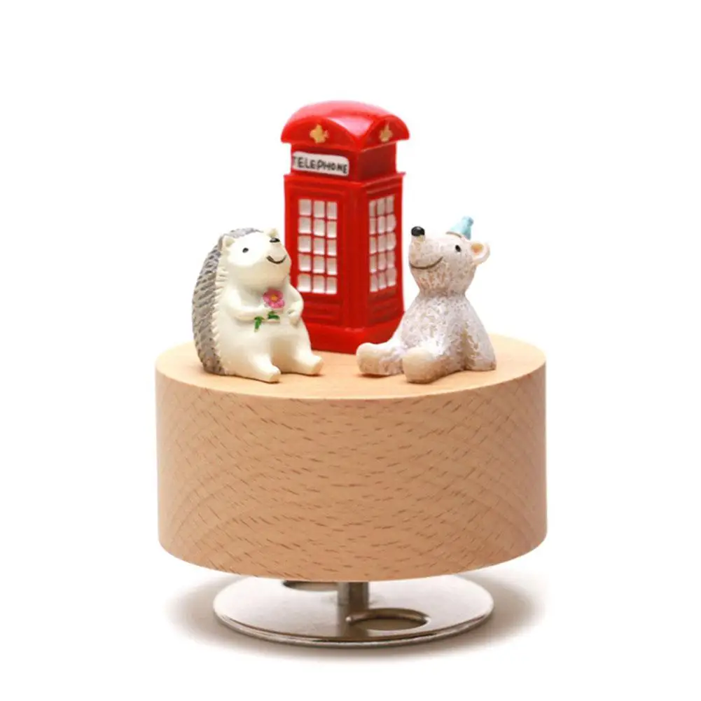 Round Music Box Mini Cartoon Animal, Wooden Hand Rotating Clockwork Music Box Crafts, Perfect Birthday Gifts Home Decoration
Round Music Box Mini Cartoon Animal, Wooden Hand Rotating Clockwork Music Box Crafts, Perfect Birthday Gifts Home Decoration