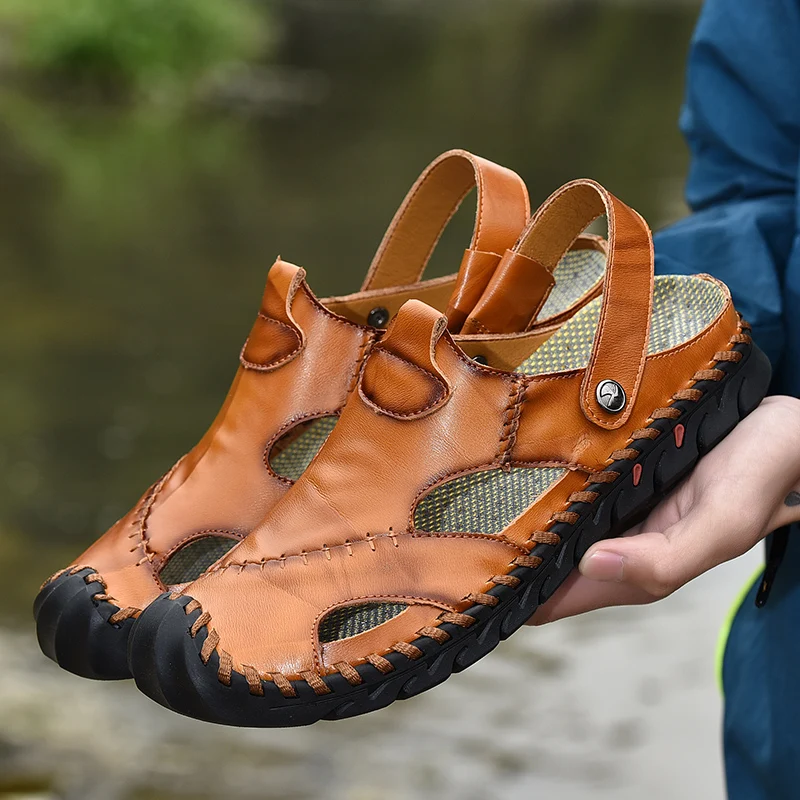 Sandalen Herren Sandalia Rasteira Sandale Homme Sport Sandals Men Outdoor Mens Fashion Shoes Sandalias For Man Leather
Sandalen Herren Sandalia Rasteira Sandale Homme Sport Sandals Men Outdoor Mens Fashion Shoes Sandalias For Man Leather