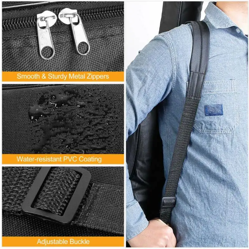 41'' Padded Protective Acoustic Guitar Bag Soft Gig Case Backpack Carrying Bags
41'' Padded Protective Acoustic Guitar Bag Soft Gig Case Backpack Carrying Bags