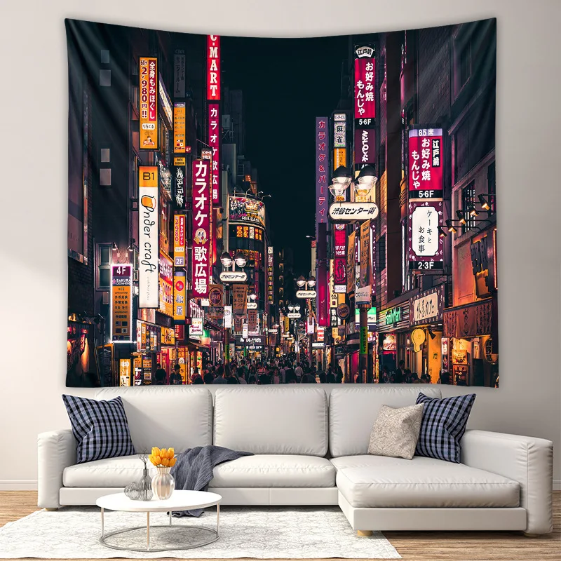 Night City Look Tapestry Japan Decoration Home Apartment Wall Hanging Cloth Modern Tapiz Mural
Night City Look Tapestry Japan Decoration Home Apartment Wall Hanging Cloth Modern Tapiz Mural