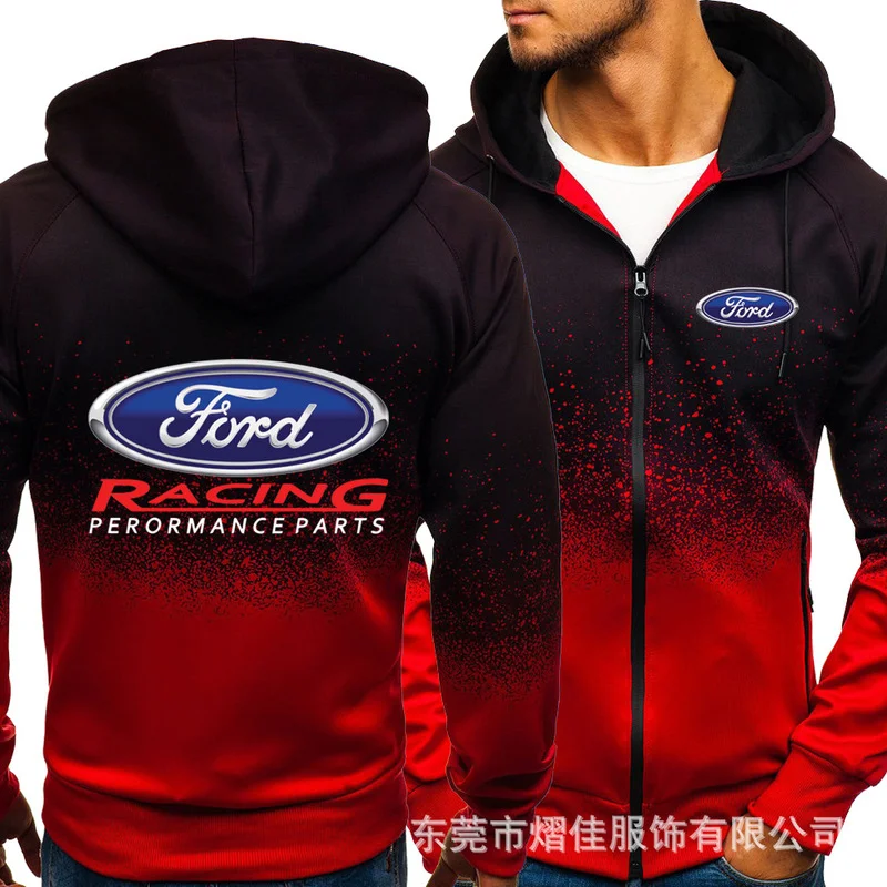 Fashion Men's Hoodies FORD Casual Harajuku Gradient color Cardigan Coat Mens Fleece Outdoor Sweatshirts zipper Jacket
Fashion Men's Hoodies FORD Casual Harajuku Gradient color Cardigan Coat Mens Fleece Outdoor Sweatshirts zipper Jacket