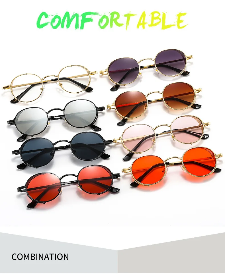 JackJad 2020 Fashion Men SteamPunk Rock Style Sunglasses Vintage Round Side Shield Brand Design Sun Glasses Oculos De Sol 8034
JackJad 2020 Fashion Men SteamPunk Rock Style Sunglasses Vintage Round Side Shield Brand Design Sun Glasses Oculos De Sol 8034
