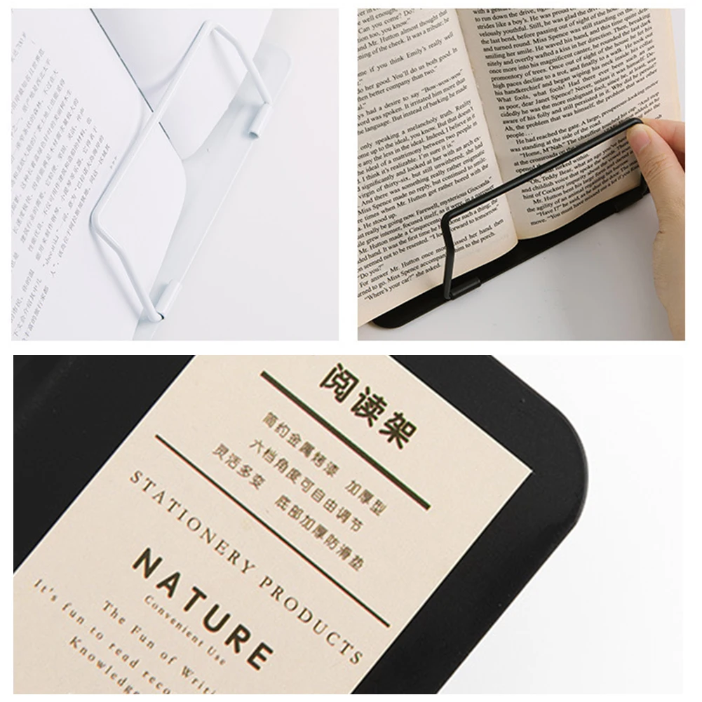 Durable Metal Book Stand Adjustable Calendar Display Eye Protection Book Holder Rack For Office School Adjustable Reading
Durable Metal Book Stand Adjustable Calendar Display Eye Protection Book Holder Rack For Office School Adjustable Reading