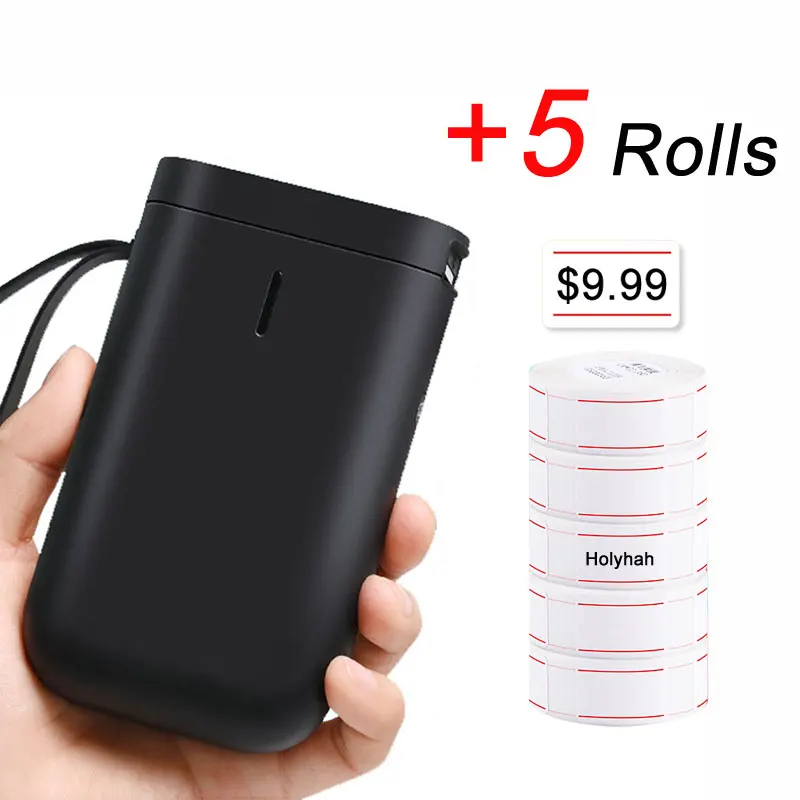 Niimbot D11 Thermal Bluetooth Label Printer with 5 Rolls Sticker Paper 14x22mm Supermarket Production Date Name Price Tag
Niimbot D11 Thermal Bluetooth Label Printer with 5 Rolls Sticker Paper 14x22mm Supermarket Production Date Name Price Tag