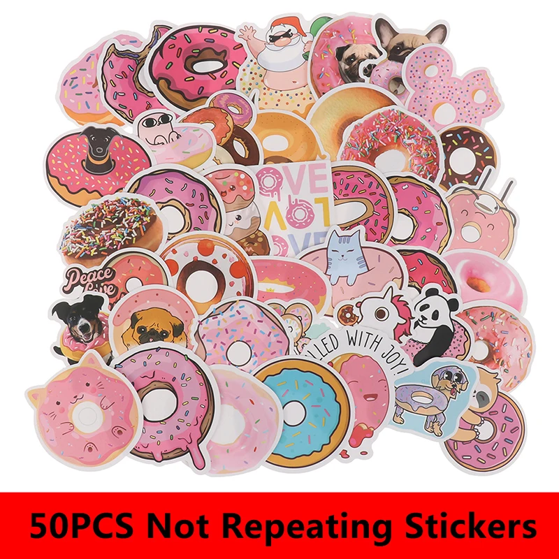50pcs Colorful Candy Stickers Gift Toy For Girl Kawaii Cute Lollipop Donut Decal Sticker To Laptop Stationery PS4 Bike Guitar
50pcs Colorful Candy Stickers Gift Toy For Girl Kawaii Cute Lollipop Donut Decal Sticker To Laptop Stationery PS4 Bike Guitar