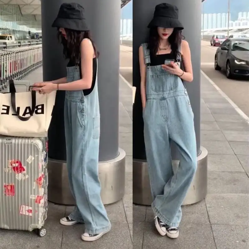 2020 New loose Jean Jumpsuit Women Look Thin Wide Leg Denim spring new age reduction waist jumpsuits cowboy summer
2020 New loose Jean Jumpsuit Women Look Thin Wide Leg Denim spring new age reduction waist jumpsuits cowboy summer