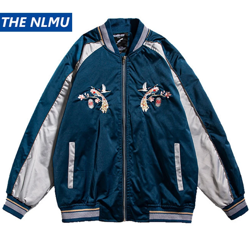 Luxury Bird Cat Embroidered Jackets Men Sukajan Yokosuka Souvenir Baseball Jacket Coats 2021 Harajuku Fashion Tops WE300
Luxury Bird Cat Embroidered Jackets Men Sukajan Yokosuka Souvenir Baseball Jacket Coats 2021 Harajuku Fashion Tops WE300