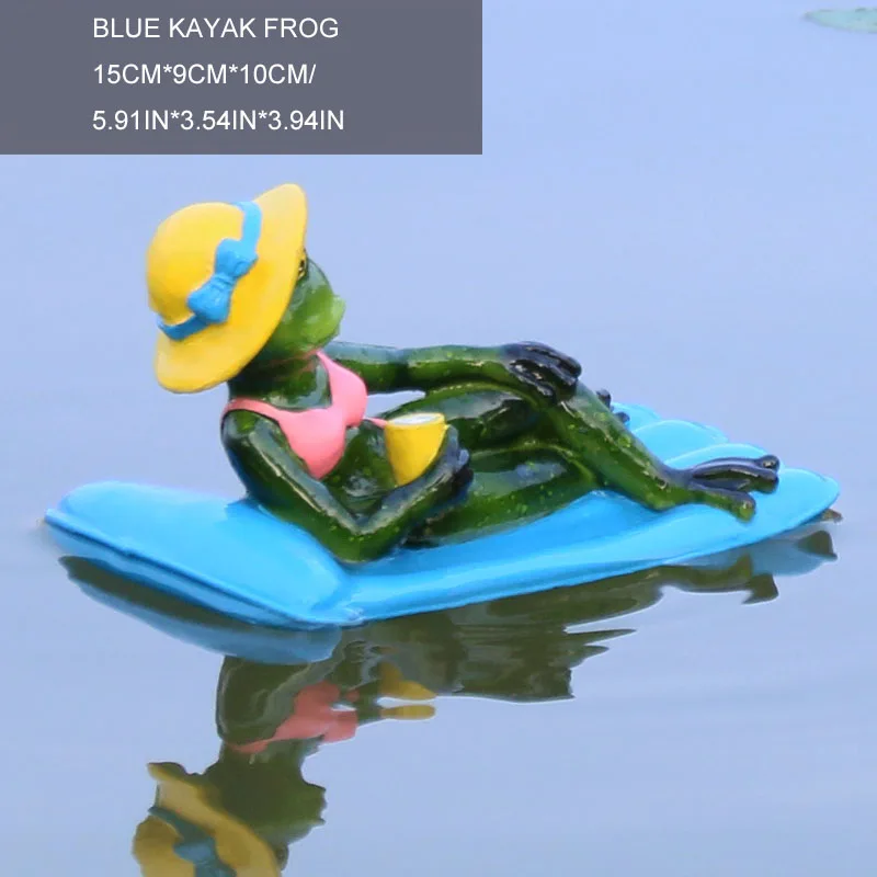 Resin Simulation Frog Kayak Sculpture Ornaments Home Outdoor Courtyard Villa Pond Floating Micro Landscape Crafts Garden Decor
Resin Simulation Frog Kayak Sculpture Ornaments Home Outdoor Courtyard Villa Pond Floating Micro Landscape Crafts Garden Decor