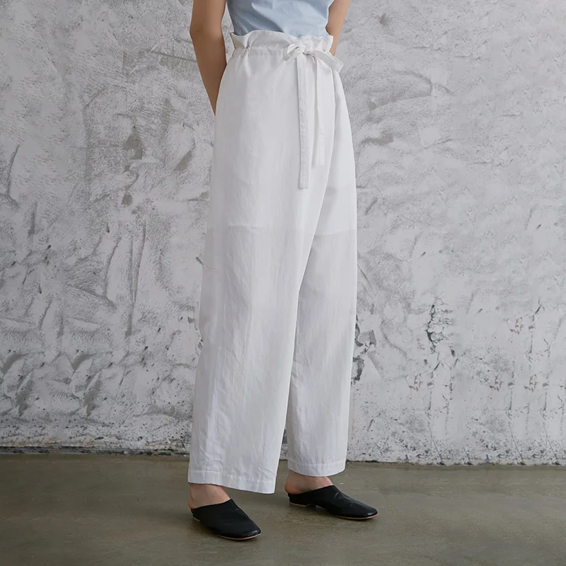 DEAT 2021 new summer fashion women clothes high waist full length straight fold drawstring pants female trousers WP67400
DEAT 2021 new summer fashion women clothes high waist full length straight fold drawstring pants female trousers WP67400