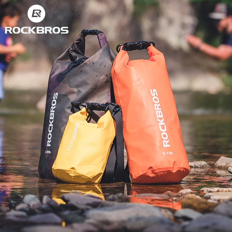 ROCKBROS 10L-40L Sport Swimming Bag Waterproof PVC Backpack Fashion Bag For Women Men Sport Outdoor Hiking Shoulder Folding Bag
ROCKBROS 10L-40L Sport Swimming Bag Waterproof PVC Backpack Fashion Bag For Women Men Sport Outdoor Hiking Shoulder Folding Bag