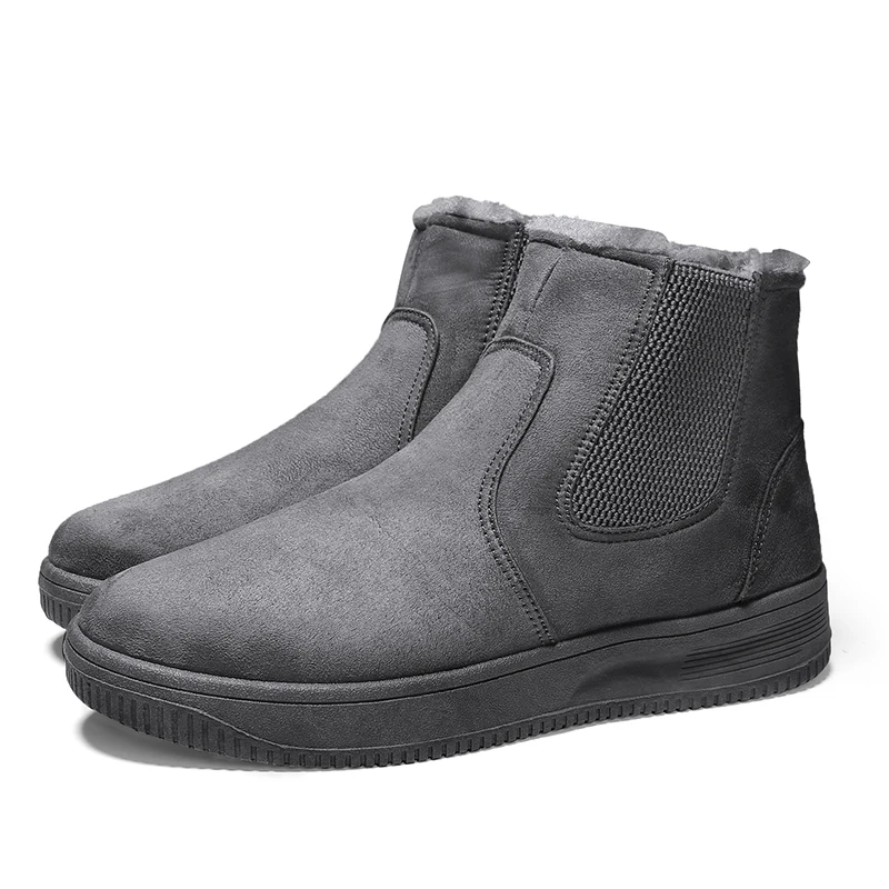 Hot Sale 2019 New Fashion Men Boots Waterproof Ankle Snow Boots Winter Work Shoes Keep Warm Fur Men Footwear Outdoor Plush Shoes
Hot Sale 2019 New Fashion Men Boots Waterproof Ankle Snow Boots Winter Work Shoes Keep Warm Fur Men Footwear Outdoor Plush Shoes