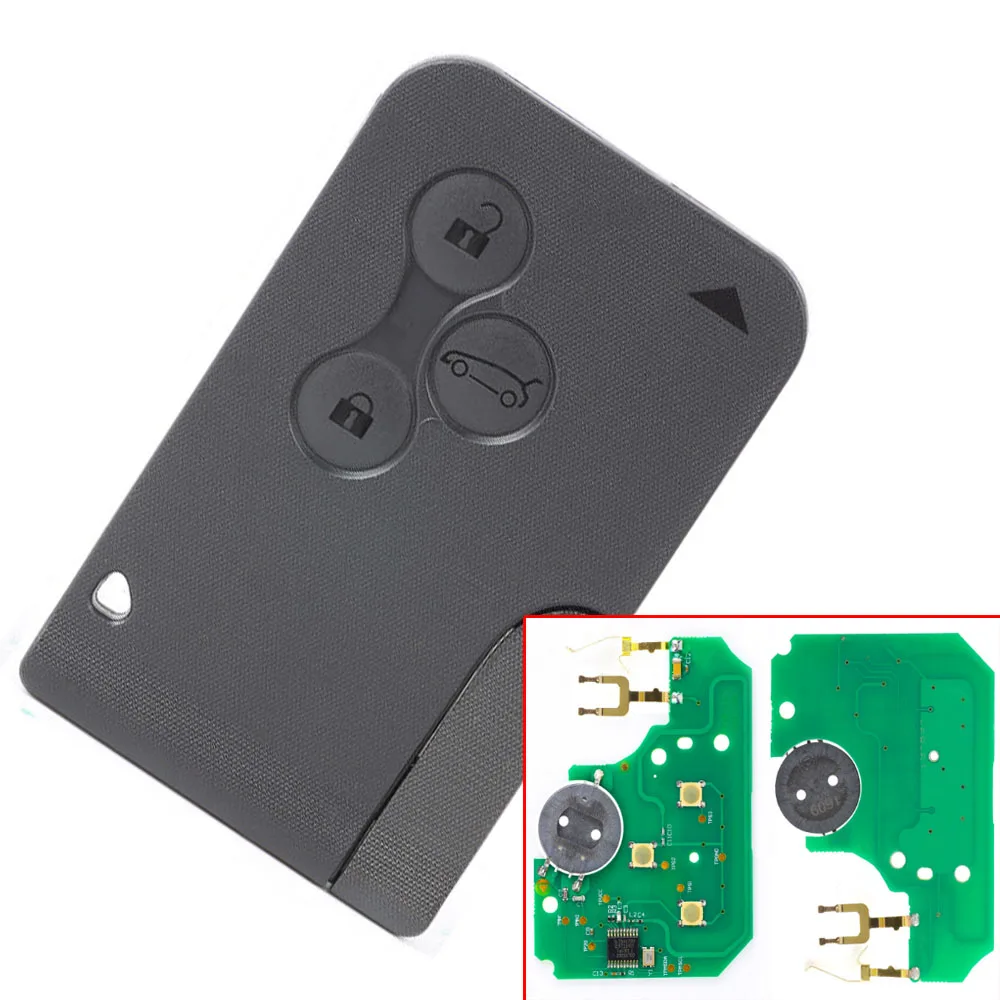 XNRKEY 3 Замена кнопки дистанционного карты с PCF7947 чип для R enault Megane CLIO SCENIC и (5