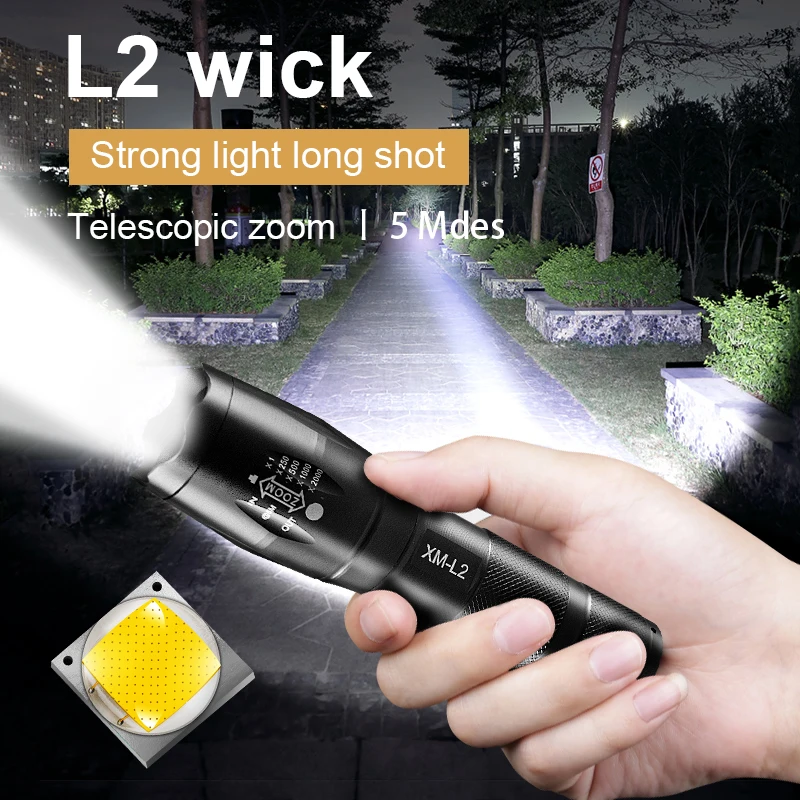 Free Shipping Newest L2 Mini Super Bright LED Torch Flashlight 18650 Recharge Tactical Zoom Lantern Work Hunting Camping Light
Free Shipping Newest L2 Mini Super Bright LED Torch Flashlight 18650 Recharge Tactical Zoom Lantern Work Hunting Camping Light