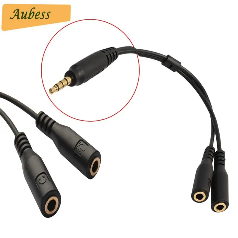 Aubess 20cm Audio Cable Jack 3.5mm Stereo Audio Male To 2 Female 3.5mm Headset Mic Y Audio Splitter Cable Adapter Accessories
Aubess 20cm Audio Cable Jack 3.5mm Stereo Audio Male To 2 Female 3.5mm Headset Mic Y Audio Splitter Cable Adapter Accessories