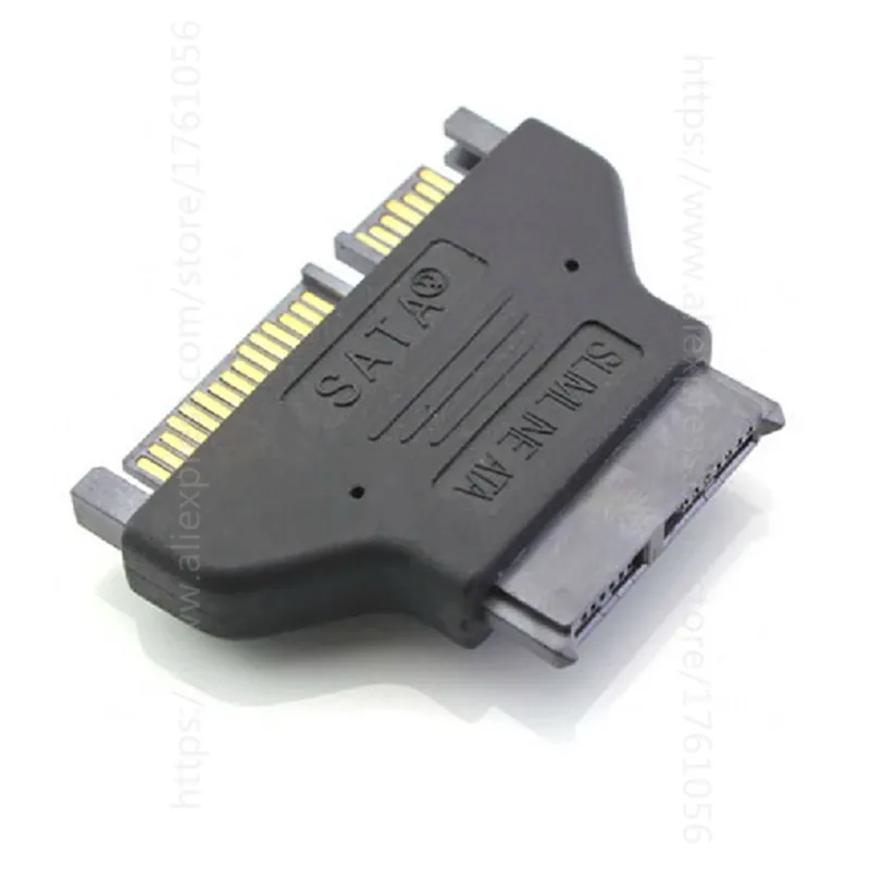 Переходник SATA 7 + 15 22pin male mini Slim 6 pin 13 female|Компьютерные кабели и разъемы| |