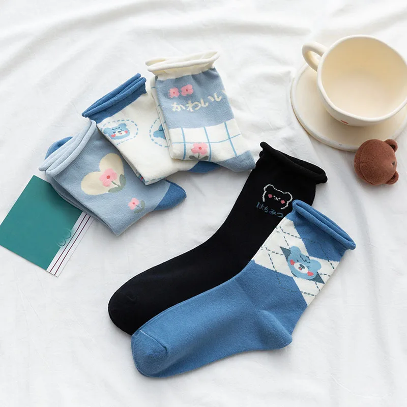Soft Cotton Breathable Harajuku Retro Streetwear Crew Socks Gift for Women Cute Socks Japanese Cartoon Lolita Kawaii Woman Socks
Soft Cotton Breathable Harajuku Retro Streetwear Crew Socks Gift for Women Cute Socks Japanese Cartoon Lolita Kawaii Woman Socks