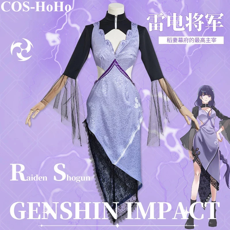 COS-HoHo аниме Genshin Impact Raidon Shogun платье Чонсам униформа косплей костюм Хэллоуин Вечеринка ролевые игры наряд для женщин Новинка
COS-HoHo аниме Genshin Impact Raidon Shogun платье Чонсам униформа косплей костюм Хэллоуин Вечеринка ролевые игры наряд для женщин Новинка
