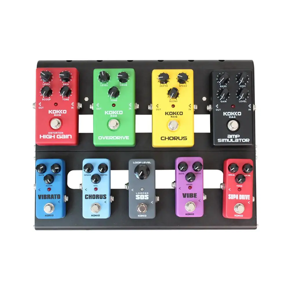 KB-02 Electric Guitar Effects Pedal Board 35*28*4cm PedalBoard Elegant Apperance Musical Instrument Accessory
KB-02 Electric Guitar Effects Pedal Board 35*28*4cm PedalBoard Elegant Apperance Musical Instrument Accessory