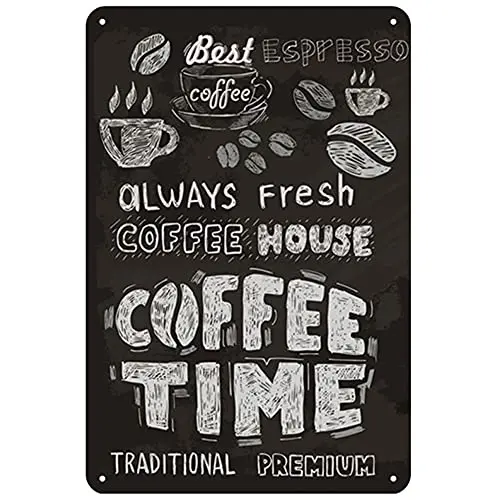 Original Retro Design Always Fresh Coffee House Tin Metal Signs Wall Art | Thick Tinplate Print Poster Wall Decoration for Cafe/ 
Original Retro Design Always Fresh Coffee House Tin Metal Signs Wall Art | Thick Tinplate Print Poster Wall Decoration for Cafe/