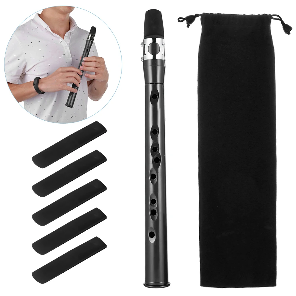 Mini Pocket Bb Saxophone Alto Mouthpiece ABS Sax with 5 Reeds Black Saxophone Set Woodwind Musical Instruments Accessories
Mini Pocket Bb Saxophone Alto Mouthpiece ABS Sax with 5 Reeds Black Saxophone Set Woodwind Musical Instruments Accessories