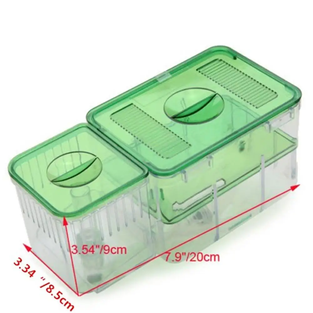 Fish Larvae Separation Box Double-layer Hatching Box For Isolation Fighting Fish Breeder
Fish Larvae Separation Box Double-layer Hatching Box For Isolation Fighting Fish Breeder