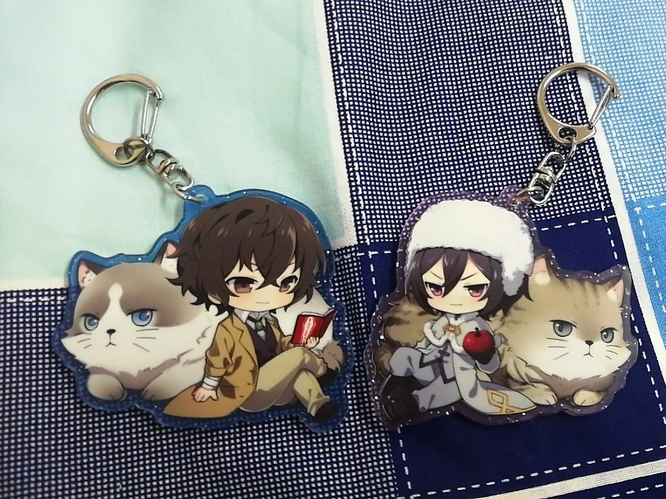 Anime Bungo Stray Dogs Edogawa Ranpo Acrylic Cat series Cute Keychain Itabag School Bag Decor Pendant Keyrings Birthday Gifts
Anime Bungo Stray Dogs Edogawa Ranpo Acrylic Cat series Cute Keychain Itabag School Bag Decor Pendant Keyrings Birthday Gifts