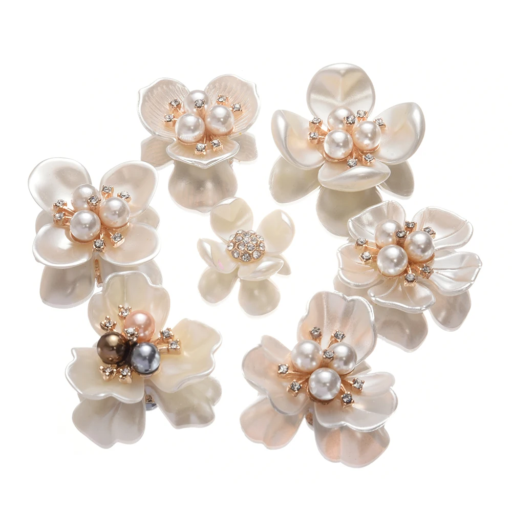 5cs three pearl flower core daisy Rhinestone Alloy Flower Beads Diamond crystal pins diy Jewelry brootch hair Accessories
5cs three pearl flower core daisy Rhinestone Alloy Flower Beads Diamond crystal pins diy Jewelry brootch hair Accessories
