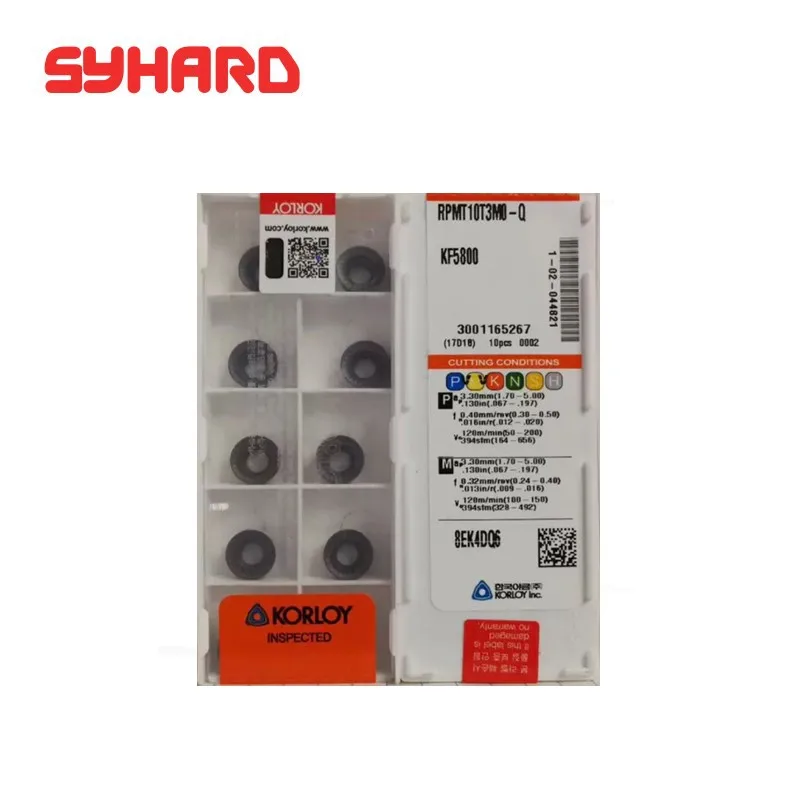 RPMW1204MO RPMW1003MO KF5800 KORLOY CNC carbide milling inserts cnc blade cutting tool (10pcs/lots)
RPMW1204MO RPMW1003MO KF5800 KORLOY CNC carbide milling inserts cnc blade cutting tool (10pcs/lots)