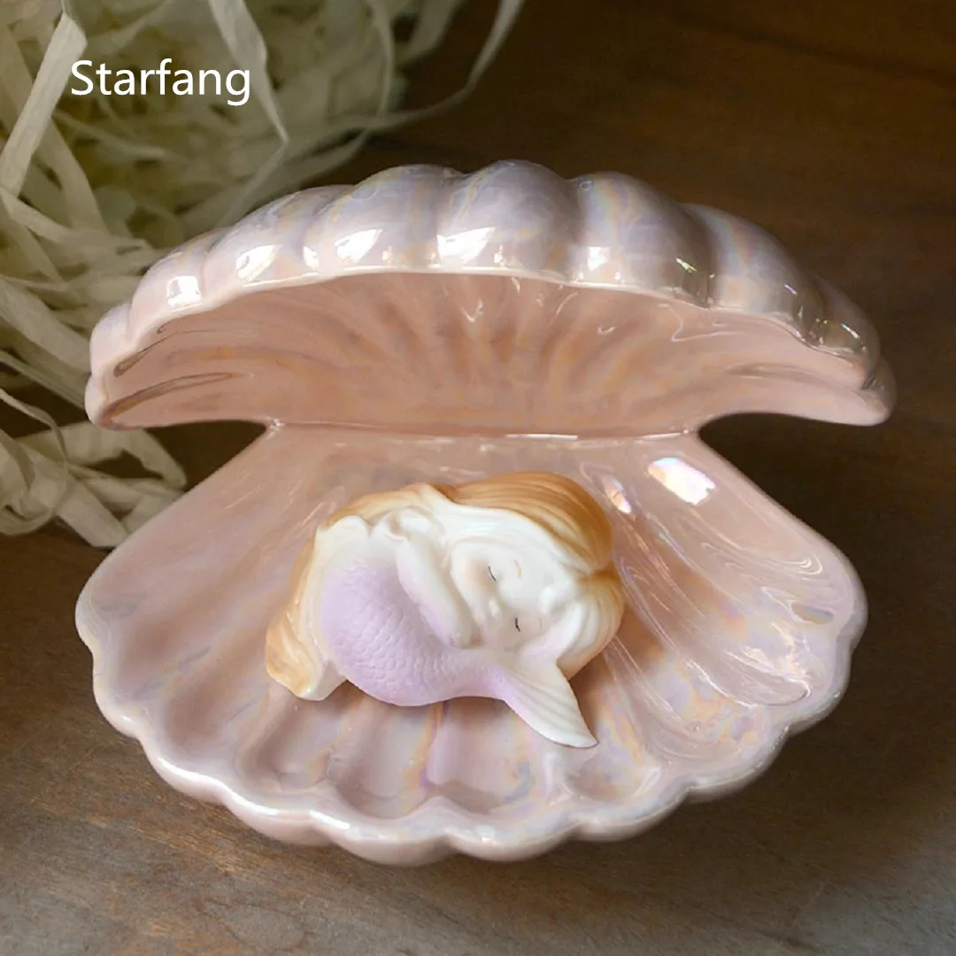 Creative ceramic Mermaid shell ornament ins maiden heart room decoration small night lamp birthday gift Christmas
Creative ceramic Mermaid shell ornament ins maiden heart room decoration small night lamp birthday gift Christmas