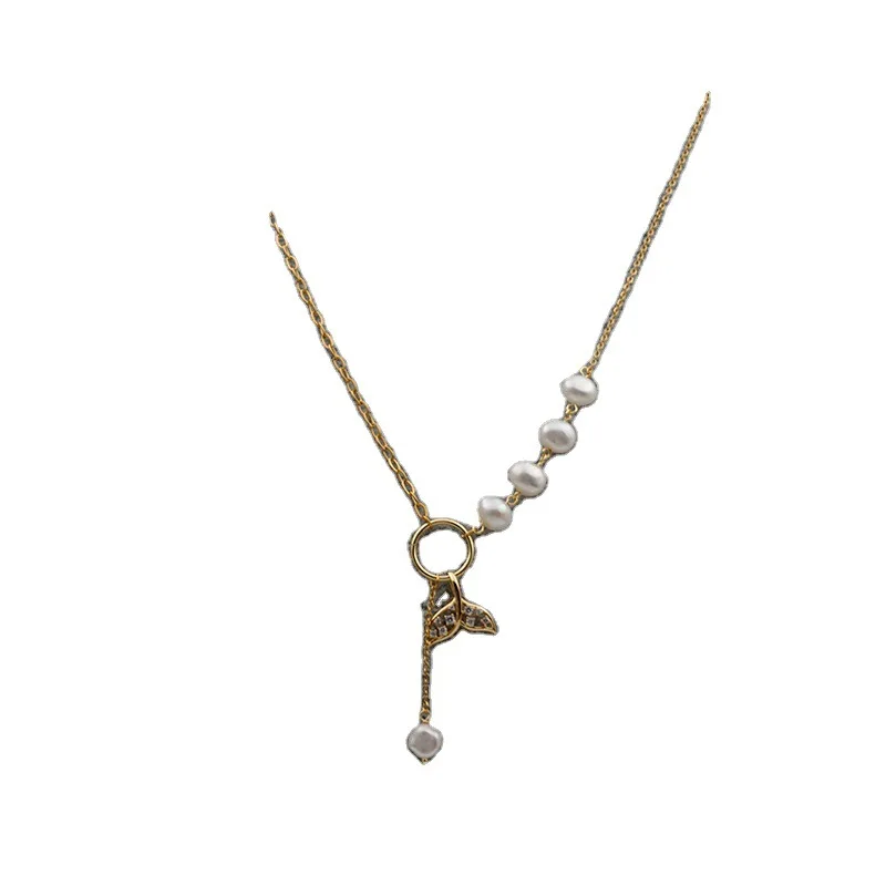 2021 New Natural Freshwater Pearl Sweater Chain Long Necklace Gold Color Women Pearl Jewellry Gift 60CM 
2021 New Natural Freshwater Pearl Sweater Chain Long Necklace Gold Color Women Pearl Jewellry Gift 60CM