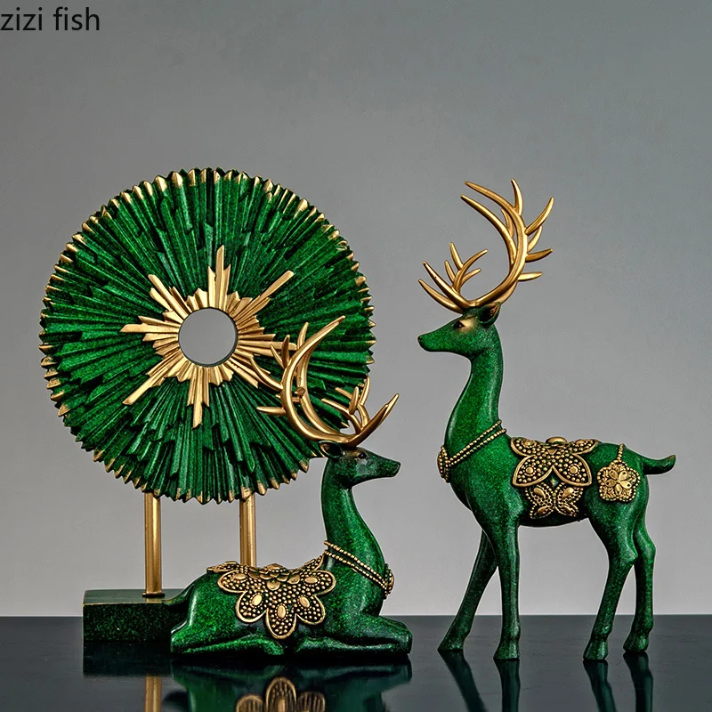 Nordic Painted Deer Statue Animal Figurines Living Room Decoration Desk Crafts Ornaments Resin Sculpture Modern Home
Nordic Painted Deer Statue Animal Figurines Living Room Decoration Desk Crafts Ornaments Resin Sculpture Modern Home