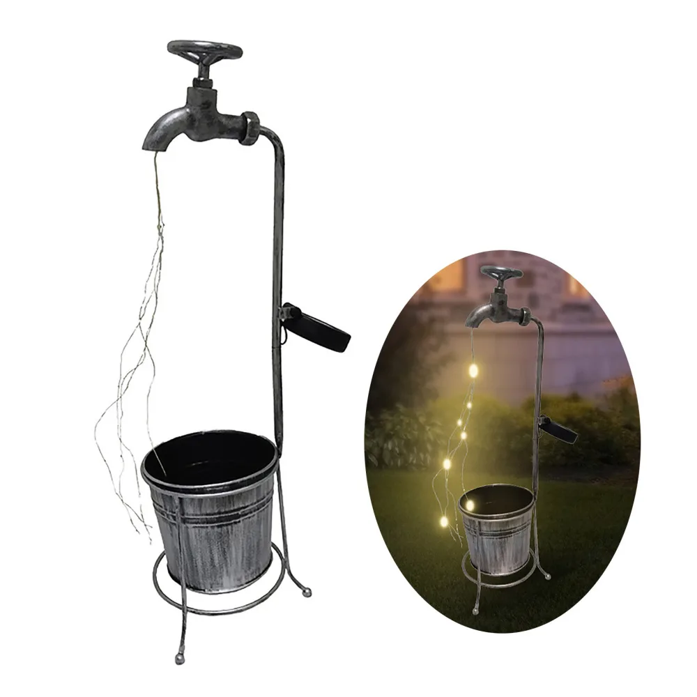 Garden Light Art String Lights Watering Can Decoration Retro Dress Up Solar Energy Outdoor Patio LED Fairy Lawn Faucet Shape
Garden Light Art String Lights Watering Can Decoration Retro Dress Up Solar Energy Outdoor Patio LED Fairy Lawn Faucet Shape