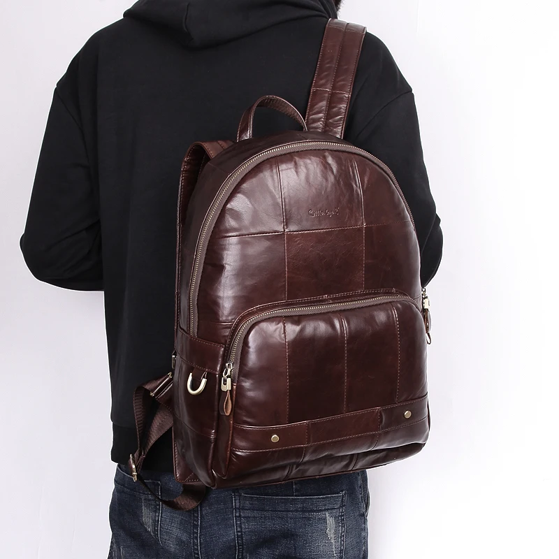 Cobbler Legend New Multifunction Vintage Men Backpack Genuine Leather Backpack Laptop School Bag Male Travel Business BackBag
Cobbler Legend New Multifunction Vintage Men Backpack Genuine Leather Backpack Laptop School Bag Male Travel Business BackBag