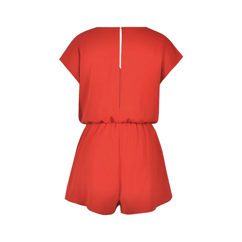 2019 Women's Jumpsuit New Fashion Four Deep Color V-neck Strap Sexy Style Shorts High Waist Short Sleeve Loose Type Size S To XL
2019 Women's Jumpsuit New Fashion Four Deep Color V-neck Strap Sexy Style Shorts High Waist Short Sleeve Loose Type Size S To XL