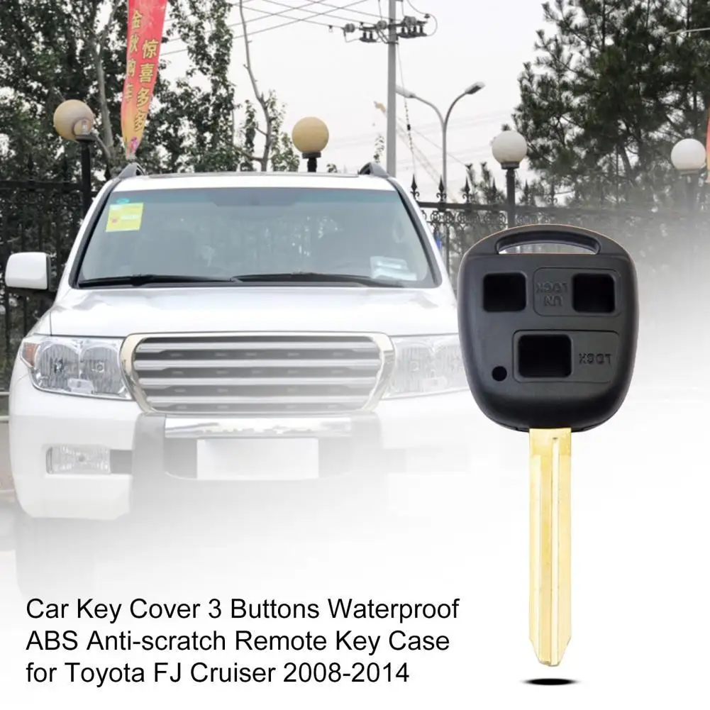50% Hot Sales!!! Car Key Cover 3 Buttons Waterproof ABS Anti-scratch Remote Key Case for Toyota FJ Cruiser 2008-2014
50% Hot Sales!!! Car Key Cover 3 Buttons Waterproof ABS Anti-scratch Remote Key Case for Toyota FJ Cruiser 2008-2014
