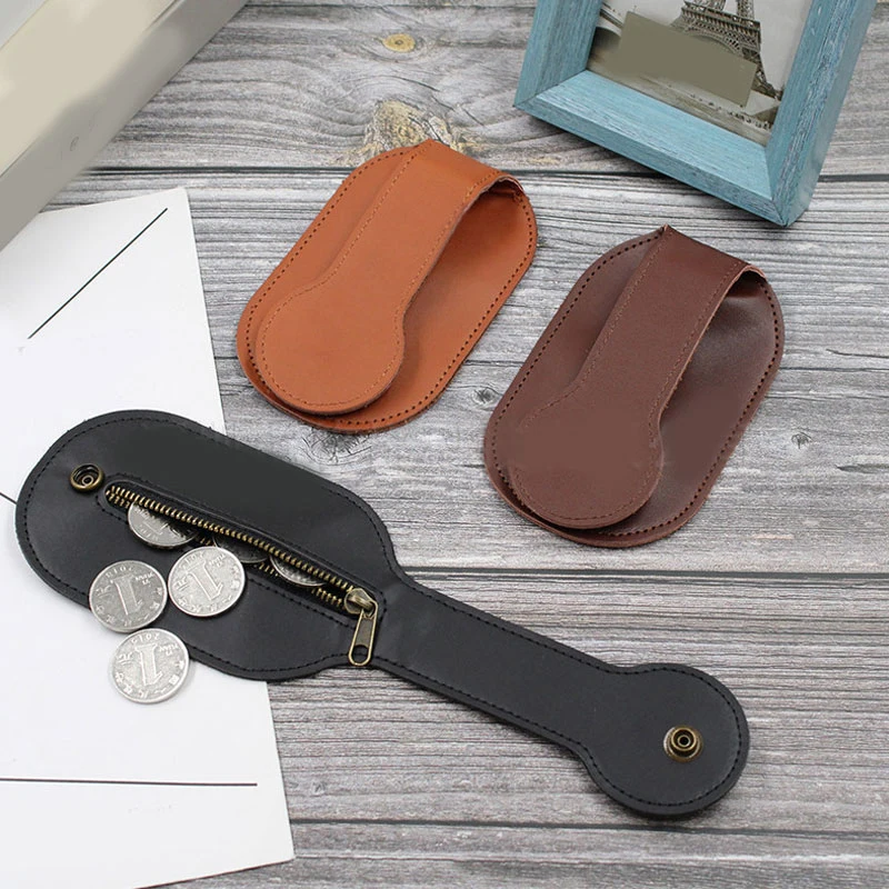 Vintage PU Leather Coin Purse Unisex Travel Outdoors Portable Wallet Women Men Solid Color Key Case Card Storage Bag with Zipper
Vintage PU Leather Coin Purse Unisex Travel Outdoors Portable Wallet Women Men Solid Color Key Case Card Storage Bag with Zipper