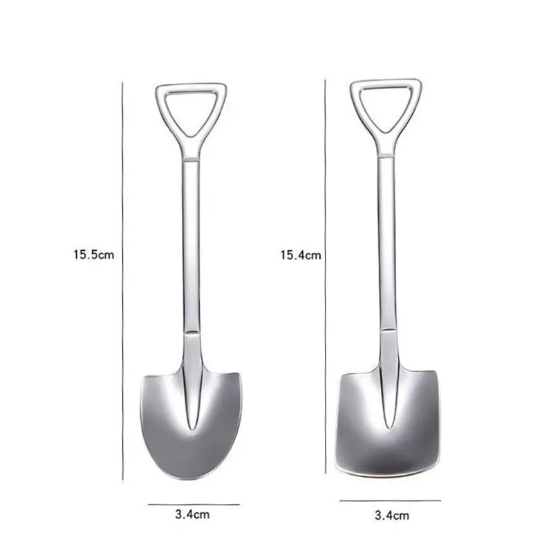 Stainless Steel Shovel Spoon Fork Coffee Dessert Spoons Dining Utensil Scoops Tools Kitchen Gadget --M25
Stainless Steel Shovel Spoon Fork Coffee Dessert Spoons Dining Utensil Scoops Tools Kitchen Gadget --M25
