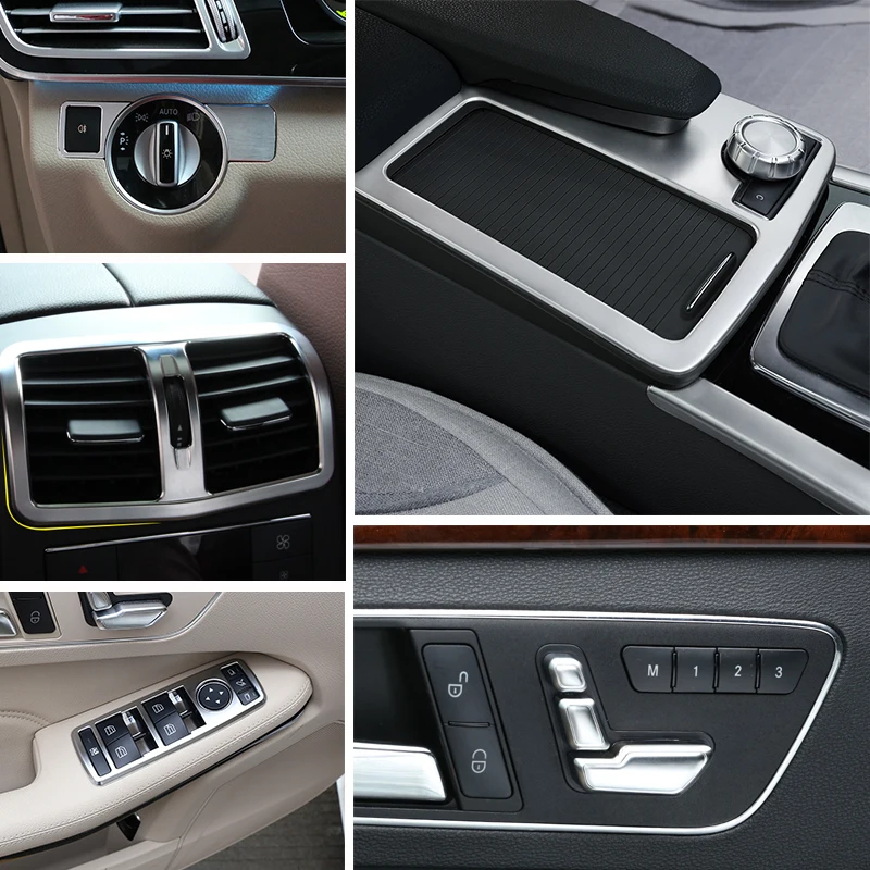 Accessories For Mercedes Benz E Class W212 2010-15 Car Inner Gearshift Air Conditioning CD Panel Door Armrest Cover Trim Sticker
Accessories For Mercedes Benz E Class W212 2010-15 Car Inner Gearshift Air Conditioning CD Panel Door Armrest Cover Trim Sticker