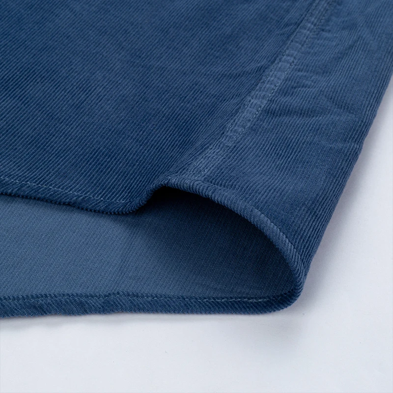 Men's Fashion Solid Corduroy Cotton Shirts Single Patch Pocket Comfortable Casual Standard-fit Long Sleeve Button-down Shirt
Men's Fashion Solid Corduroy Cotton Shirts Single Patch Pocket Comfortable Casual Standard-fit Long Sleeve Button-down Shirt