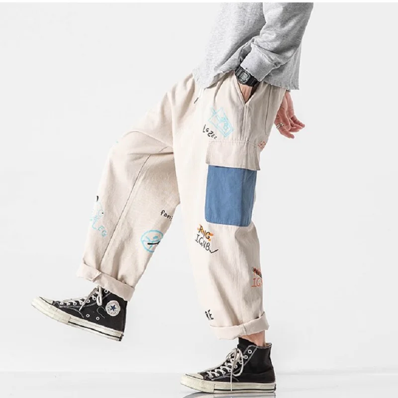 Casual Cargo Pants Men Streetwear Cotton Trousers Japanese Harajuku Pants Regular Fit Top Quality Hip Hop Cargo Pants
Casual Cargo Pants Men Streetwear Cotton Trousers Japanese Harajuku Pants Regular Fit Top Quality Hip Hop Cargo Pants