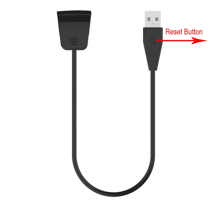USB-кабель для зарядки Fitbit Alta HR зарядное устройство черный шнур с функцией сброса