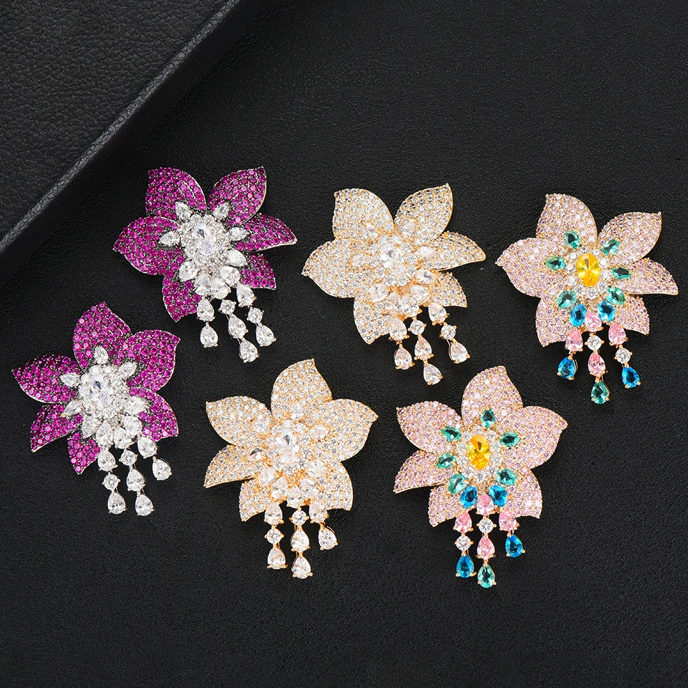 Jimbora New Personality Luxury Flower Fine Dangle Earrings For Women Daily Party Show Jewelry New Fashion Cool Ladies Earrings
Jimbora New Personality Luxury Flower Fine Dangle Earrings For Women Daily Party Show Jewelry New Fashion Cool Ladies Earrings