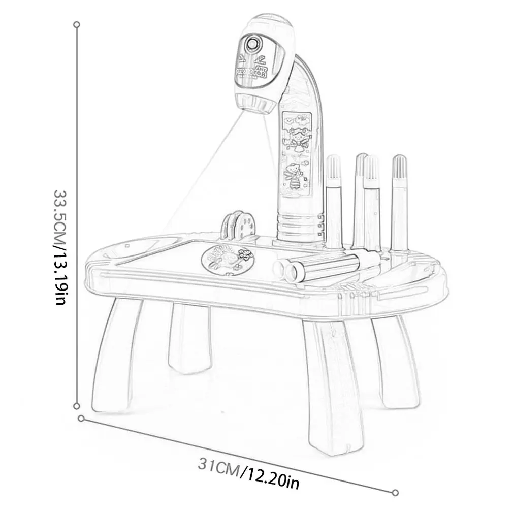 Kids Learning Desk With Smart Projector Painting projector Table Lamp Write Toy With Light Educational Drawing Table Baby Gift 
Kids Learning Desk With Smart Projector Painting projector Table Lamp Write Toy With Light Educational Drawing Table Baby Gift