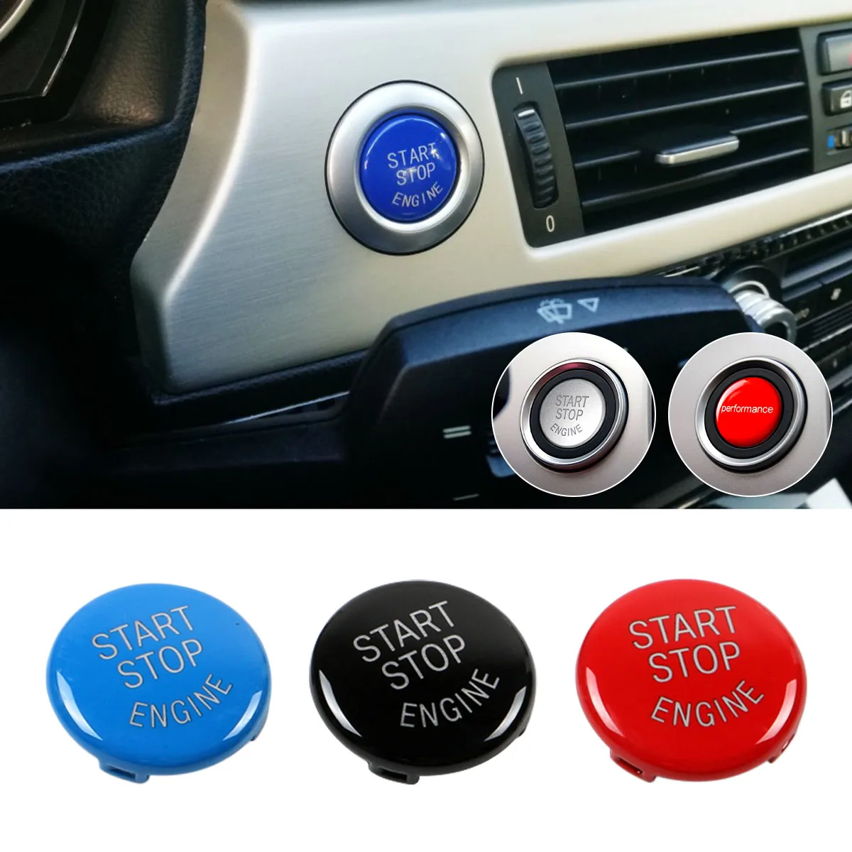 Car One-key Start Button Engine Ignition Switch Cover Trim for BMW E Chassis X1 E84 X3 E83 X5 E70 X6 E71 E90 E91 E92 E93 E60
Car One-key Start Button Engine Ignition Switch Cover Trim for BMW E Chassis X1 E84 X3 E83 X5 E70 X6 E71 E90 E91 E92 E93 E60