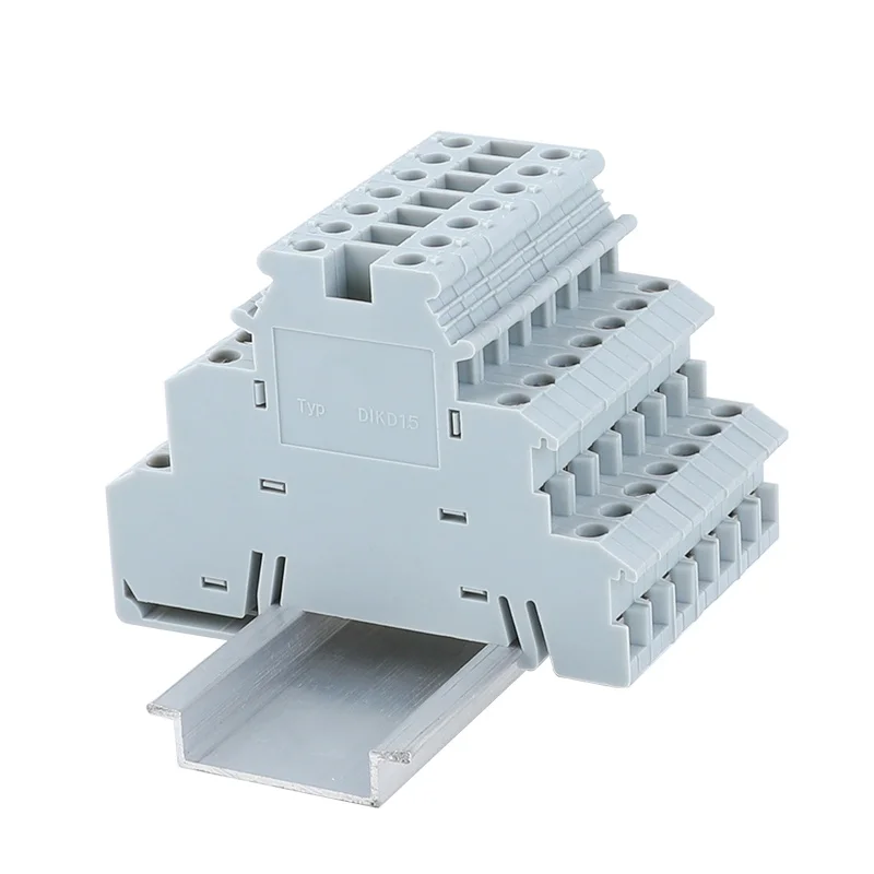 10 шт. Phonex Тип DIKD1.5 Din Rail проводов разъем для подключения провода 3-х слойные тонкий