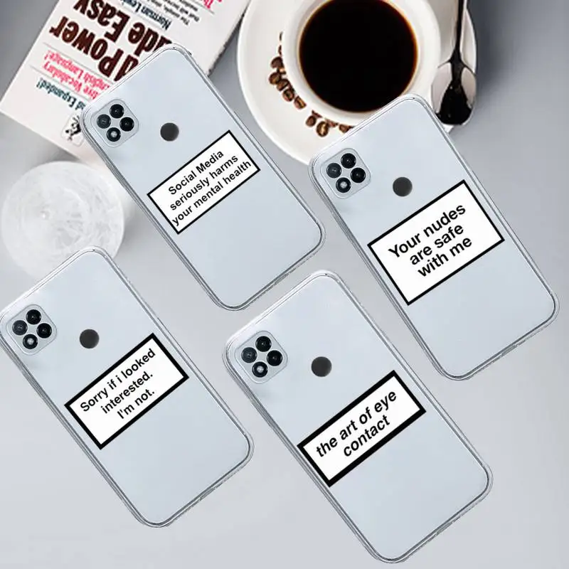 sorry if i looked interested Letters Phone Case Transparent for Xiaomi redmi note 8 9 10 11 t lite pro ultra mix 4 k40
sorry if i looked interested Letters Phone Case Transparent for Xiaomi redmi note 8 9 10 11 t lite pro ultra mix 4 k40